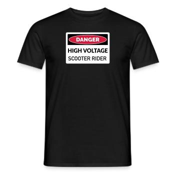 High Voltage Rider - Men's T-Shirt - black - Front - AI Model Male 178 light (178cm)