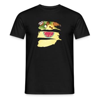 Sommer, Summer - have fun - Männer T-Shirt - Schwarz - Vorne - AI Model Male 178 light (178cm)