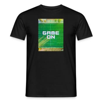 Game on - Männer T-Shirt - Schwarz - Vorne - AI Model Male 178 light (178cm)