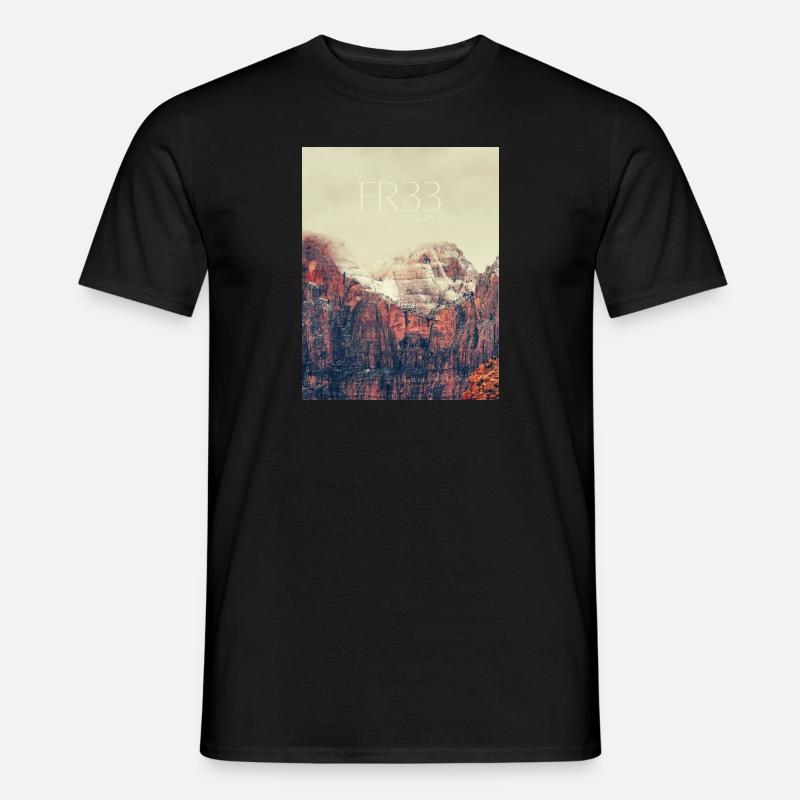FR33 - Männer T-Shirt - Schwarz