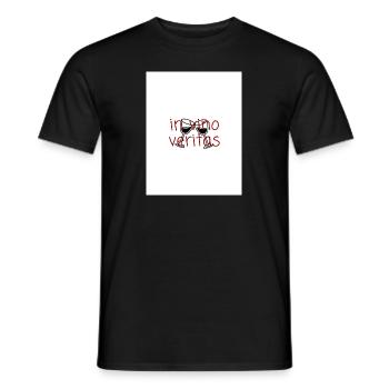 Wein - Männer T-Shirt - Schwarz - Vorne - AI Model Male 178 light (178cm)