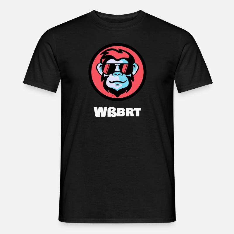 WßBRT - Männer T-Shirt - Schwarz