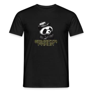 PANDA GANGSTA4 - T-shirt homme - noir - Devant - AI Model Male 178 light (178cm)