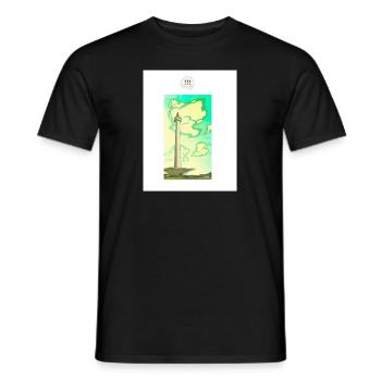FIRE Ancenstors - Männer T-Shirt - Schwarz - Vorne - AI Model Male 178 light (178cm)
