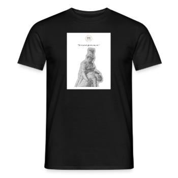 Sic transit gloria mundi - Männer T-Shirt - Schwarz - Vorne - AI Model Male 178 light (178cm)