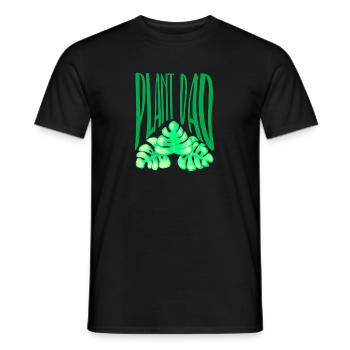 Pflanzen-Papa - Männer T-Shirt - Schwarz - Vorne - AI Model Male 178 light (178cm)