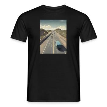 Life s too short to be slow - Männer T-Shirt - Schwarz - Vorne - AI Model Male 178 light (178cm)