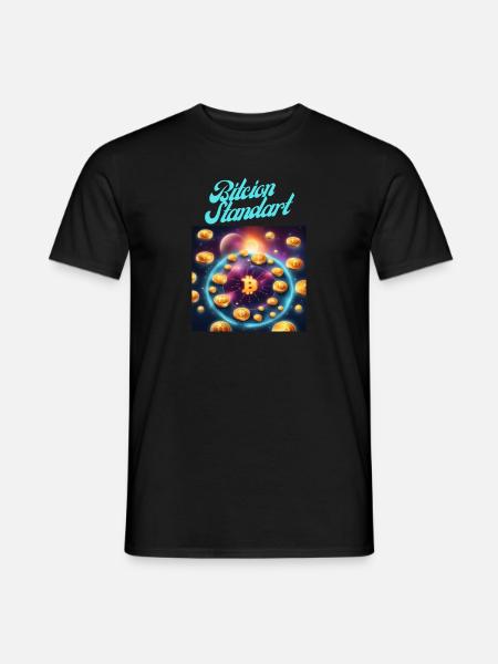 Bitcoin Standard - Männer T-Shirt - Schwarz