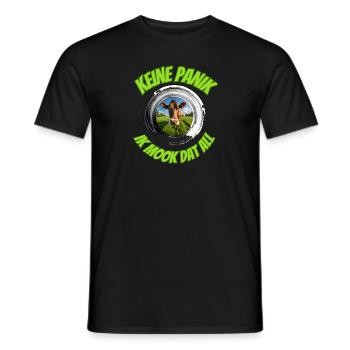Ik mook dat all - Männer T-Shirt - Schwarz - Vorne - AI Model Male 178 light (178cm)