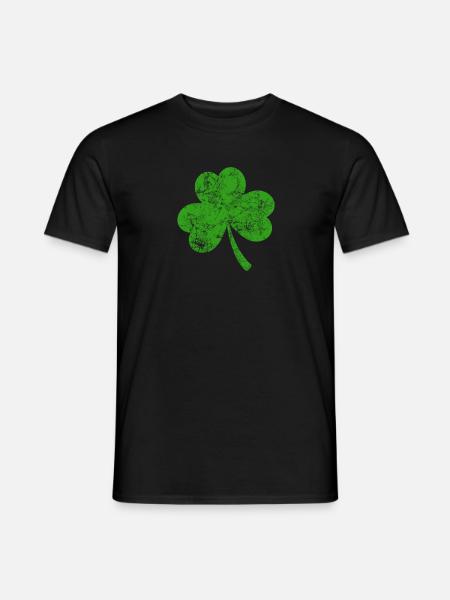 Trèfle - Saint-Patrick - Irlande - T-shirt homme - noir