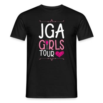 Jga Bachelorette Girls Tour - T-shirt homme - noir - Devant - AI Model Male 178 light (178cm)