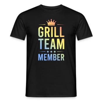 Grill Team Bunt - Men's T-Shirt - black - Front - AI Model Male 178 light (178cm)