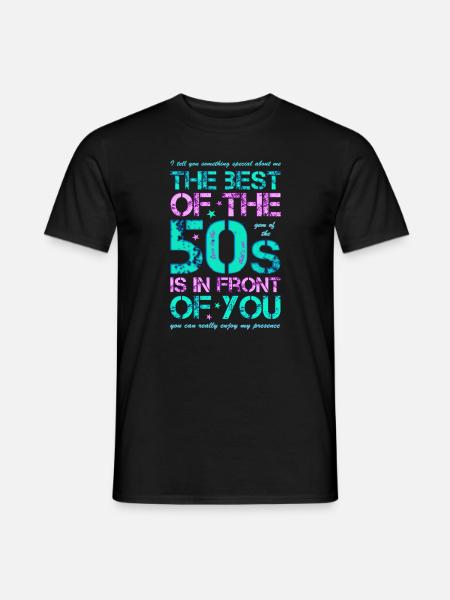 50s Fifties 50s 50's - Men's T-Shirt - black