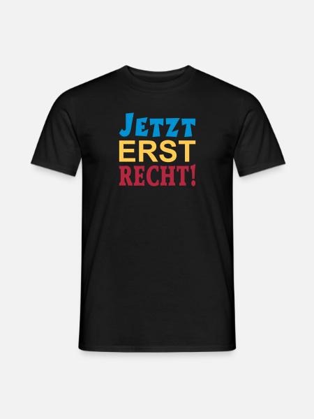 NOW ONLY RIGHT! - Men's T-Shirt - black