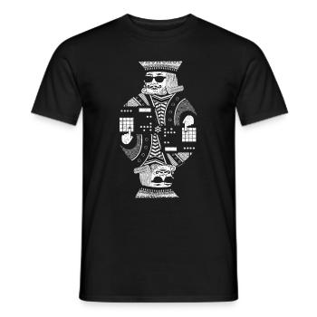 Electronic Music Producer und Beatmaker - Männer T-Shirt - Schwarz - Vorne - AI Model Male 178 light (178cm)