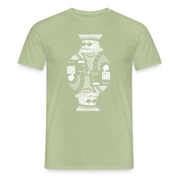Electronic Music Producer und Beatmaker - Männer T-Shirt - Sage - Vorne - AI Model Male 178 light (178cm)
