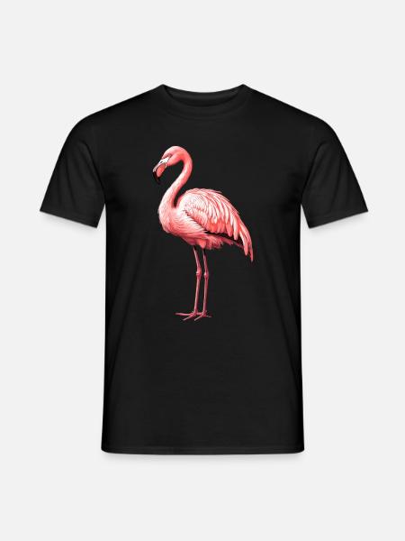Pink Flamingo - Men's T-Shirt - black