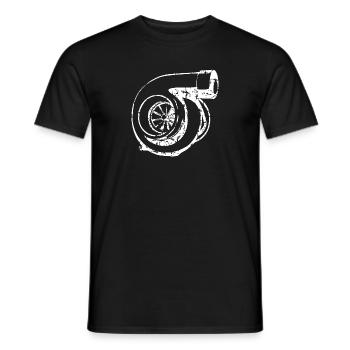 Turbolader - Tuning - Männer T-Shirt - Schwarz - Vorne - AI Model Male 178 light (178cm)