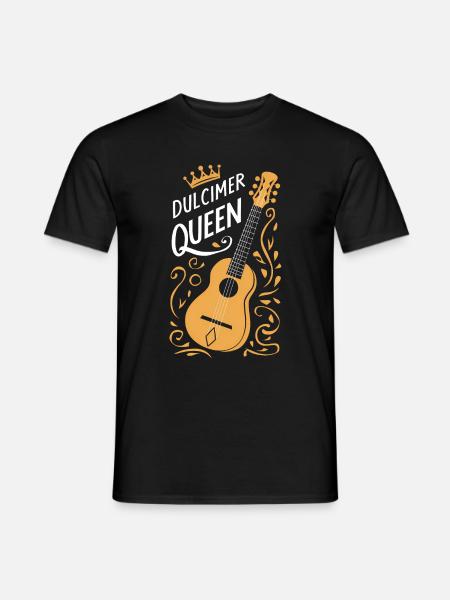 Gift for dulcimer lover - Men's T-Shirt - black