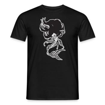 Mermaid - T-shirt homme - noir - Devant - AI Model Male 178 light (178cm)