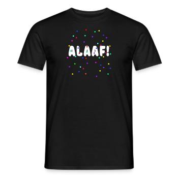ALAAF Kostüm Karneval - Männer T-Shirt - Schwarz - Vorne - AI Model Male 178 light (178cm)