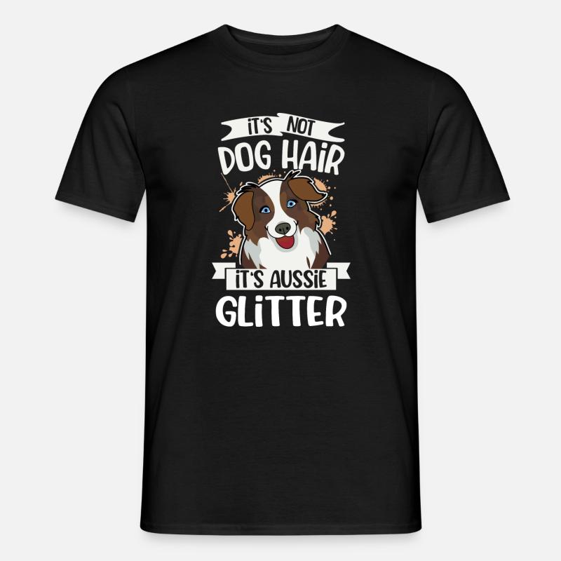 Australian Shepherd - Männer T-Shirt - Schwarz