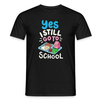 Schule Cafeteria-Crew - Männer T-Shirt - Schwarz - Vorne - AI Model Male 178 light (178cm)