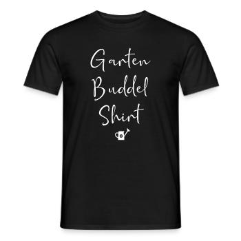 Chemise de creusement de jardin - T-shirt homme - noir - Devant - AI Model Male 178 light (178cm)
