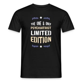 Le seul et unique psychiatre – Édition limitée - T-shirt homme - noir - Devant - AI Model Male 178 light (178cm)