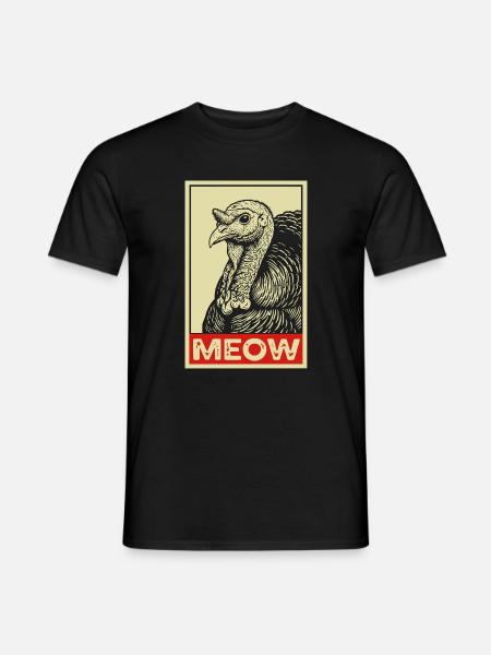 Jeg er bare her for sovsen sjov Thanksgiving - Mænd T-shirt - sort