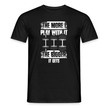 Le plus Musculation Musculation Gym Musculation - T-shirt homme - noir - Devant - AI Model Male 178 light (178cm)