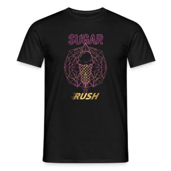 Sugar Rush Eis Rakete - Männer T-Shirt - Schwarz - Vorne - AI Model Male 178 light (178cm)