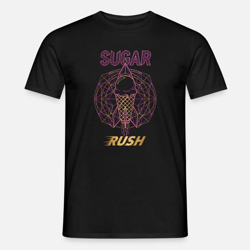Sugar Rush Eis Rakete - Männer T-Shirt - Schwarz