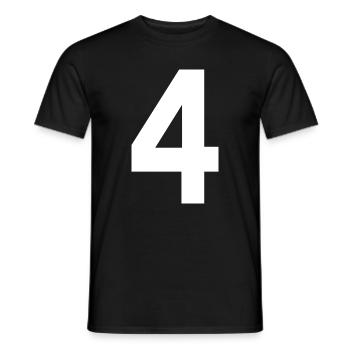 4 - T-shirt homme - noir - Devant - AI Model Male 178 light (178cm)