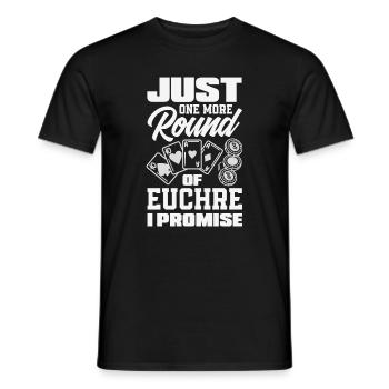 Encore un tour d’Euchre - T-shirt homme - noir - Devant - AI Model Male 178 light (178cm)