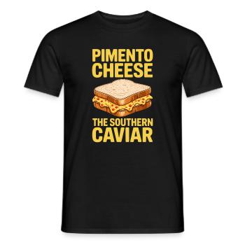 Pimento Cheese Sandwiches Gift - Men's T-Shirt - black - Front - AI Model Male 178 light (178cm)