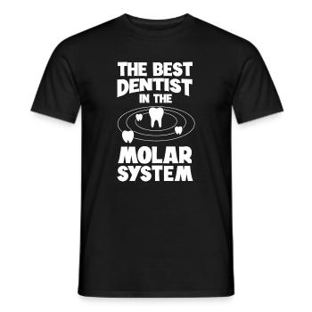 Zahnärzte für Molarensysteme - Männer T-Shirt - Schwarz - Vorne - AI Model Male 178 light (178cm)