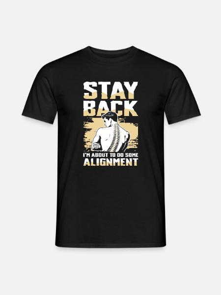 Retreat I'm doing an alignment - Men's T-Shirt - black