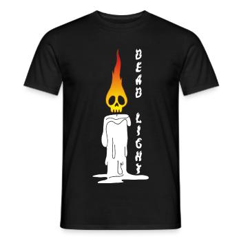 Dead Light - Männer T-Shirt - Schwarz - Vorne - AI Model Male 178 light (178cm)