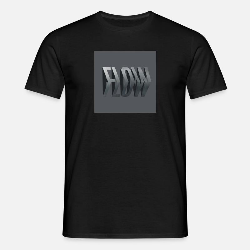 Flow - Männer T-Shirt - Schwarz