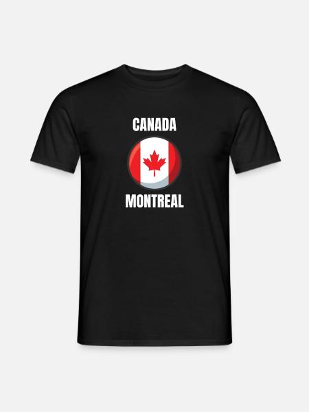 Montreal Canada Gift Idea - Men's T-Shirt - black