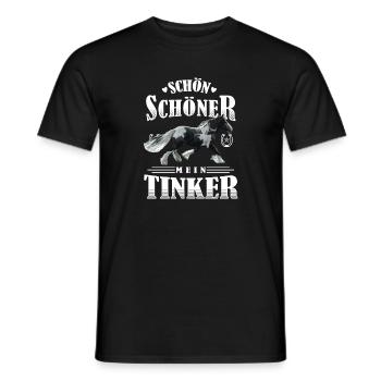 Schön Schöner Mein Tinker - Männer T-Shirt - Schwarz - Vorne - AI Model Male 178 light (178cm)