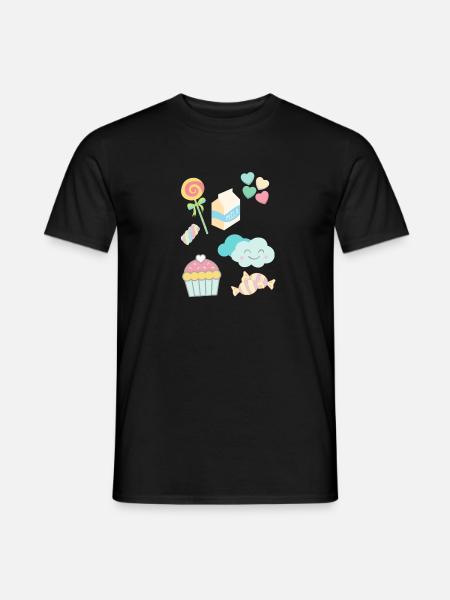 Candy - Männer T-Shirt - Schwarz