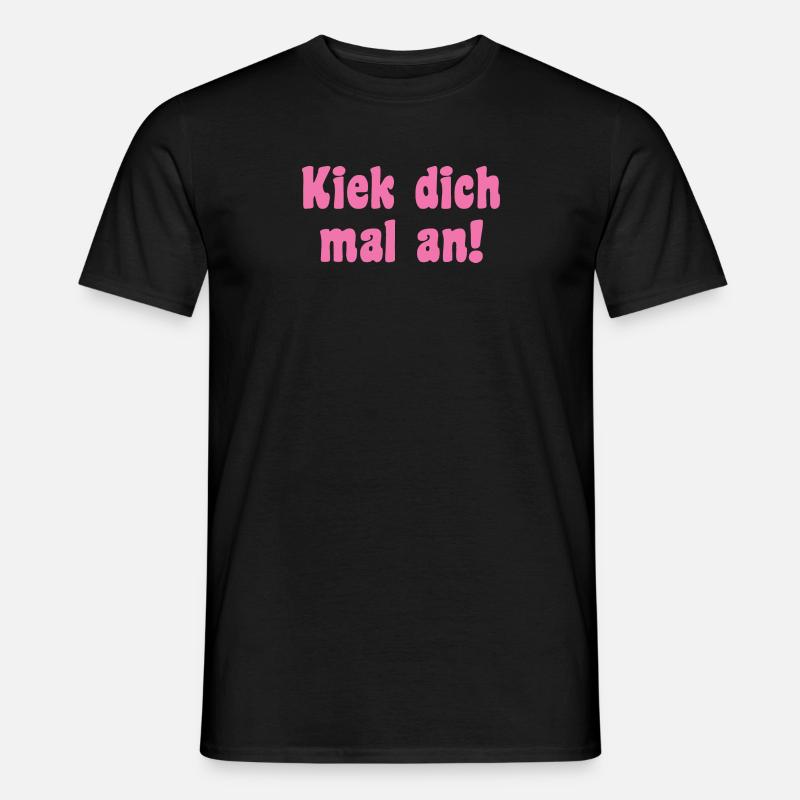 Model Saying Berlin - Men’s T-shirt - black