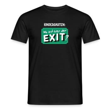 Kita Absolvent Schulkind Erster Schultag Abschieds - Männer T-Shirt - Schwarz - Vorne - AI Model Male 178 light (178cm)