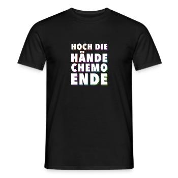 Chemo Krebstherapie Krebs Geschenk - Männer T-Shirt - Schwarz - Vorne - AI Model Male 178 light (178cm)