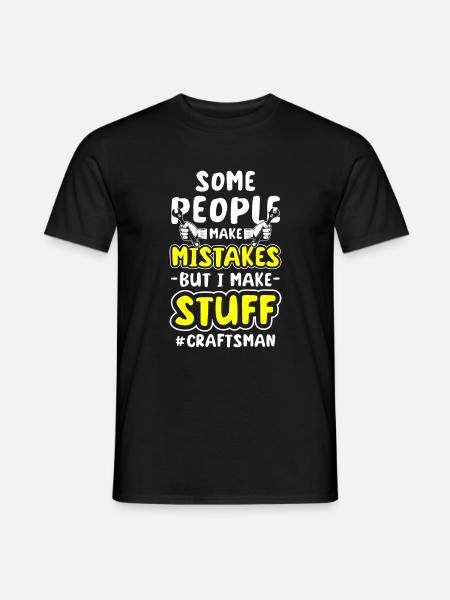 Werkzeug Arbeit Schreiner Humor - Mænd T-shirt - sort