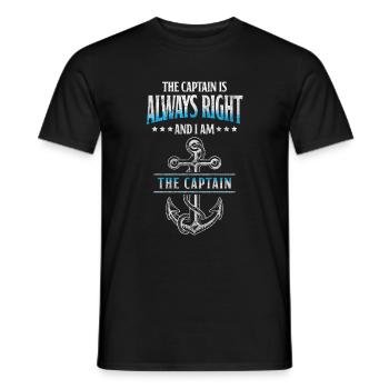 Segelschiff Schifffahrt Segler Urlaub - Männer T-Shirt - Schwarz - Vorne - AI Model Male 178 light (178cm)
