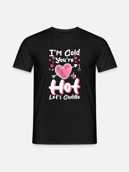 Cuddling Cuddly Tenderness Family - Men's T-Shirt - black