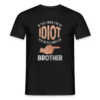 Schwarzer Humor Kollegen Provozieren - Männer T-Shirt - Schwarz - Vorne - AI Model Male 178 light (178cm)